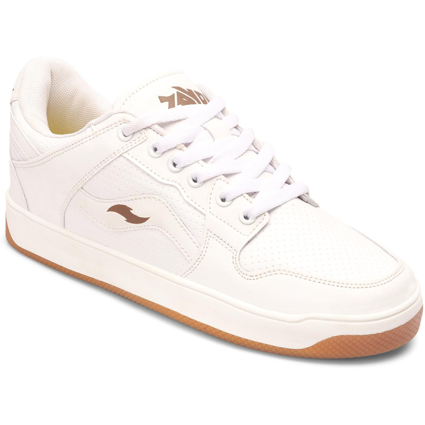 Zaydn Suave Off White Casual Sneaker for Men (7 UK) | Soft Cushioned Insole & Lightweight | Stylish Lace-Up Shoe | Perfect with Causal Outfits | Trendy Sneakers | Sneaker Causal Shoes for Men & Boys