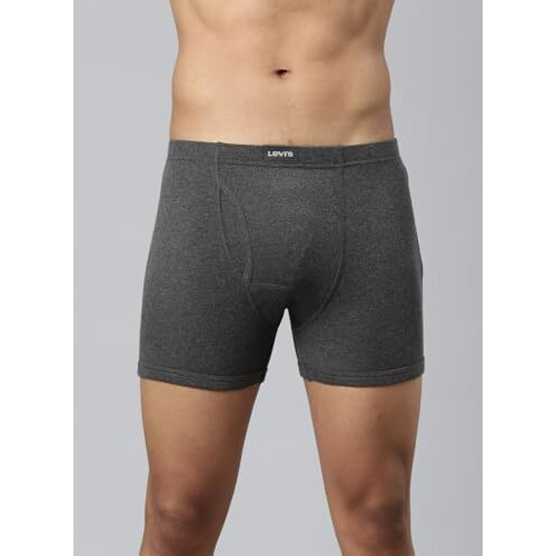 Levis 010 Comfort Boxer Brief for Men with Contoured Double Pouch, Tag Free Comfort & Smartskin Technology (Pack of 2)