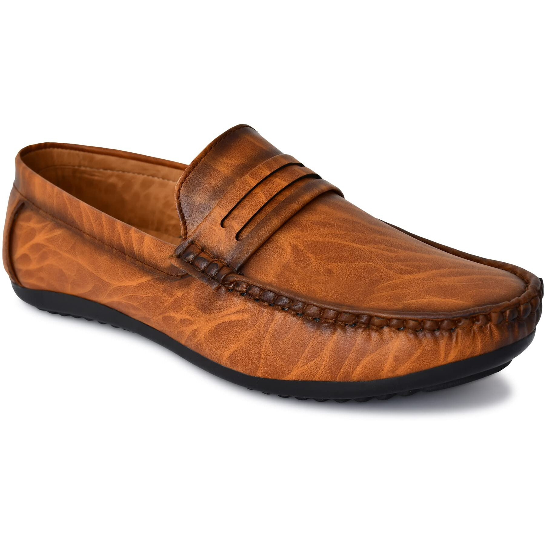 Karaddi Loafer for Mens Shoes Tan Brown Black Shoe for Men Casual
