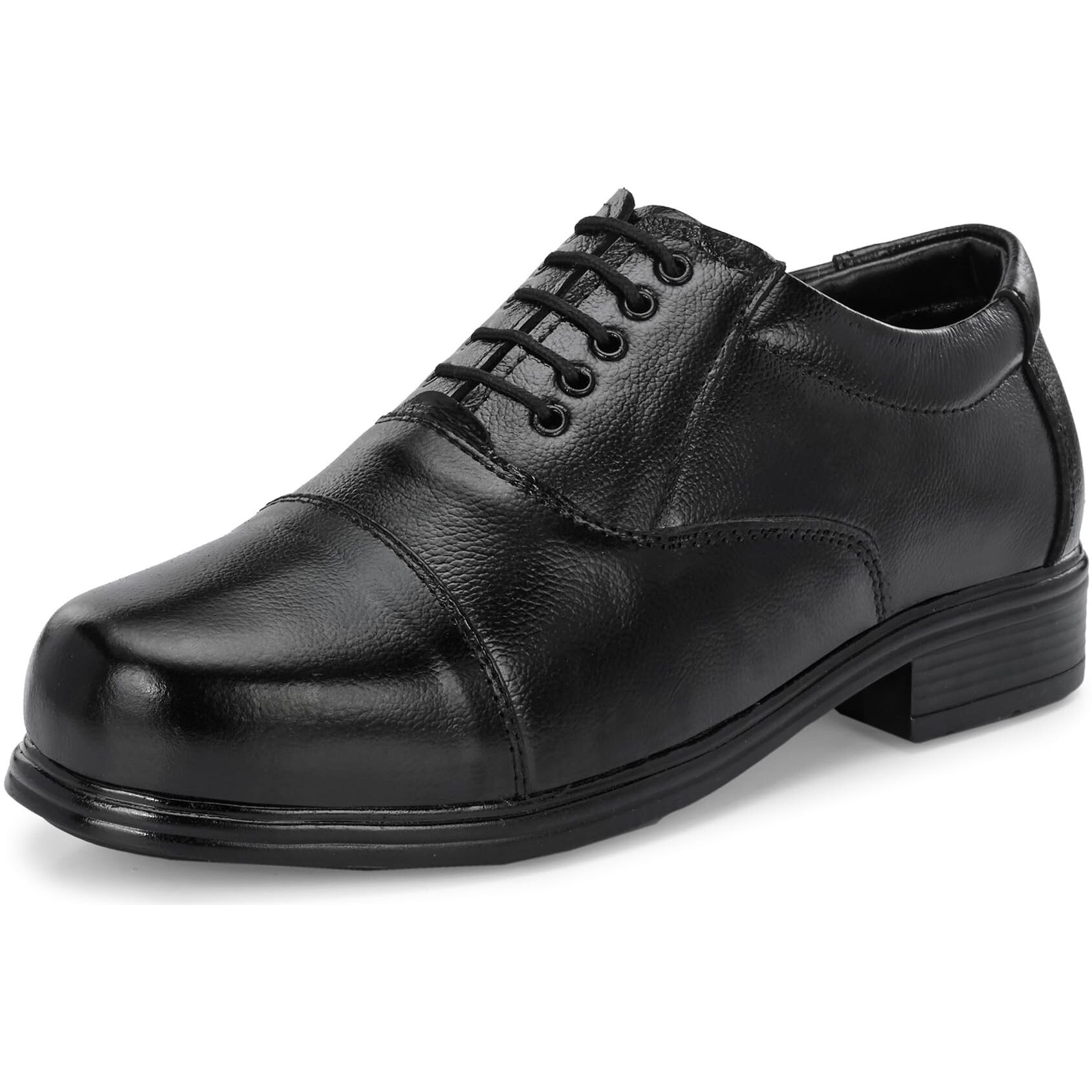 Server Mens Oxford Shoe || Uniform Dress Shoe || Black Formal Shoes || Office Shoes Hand Made || Police Shoes Leather Lace Up Oxford Shoe