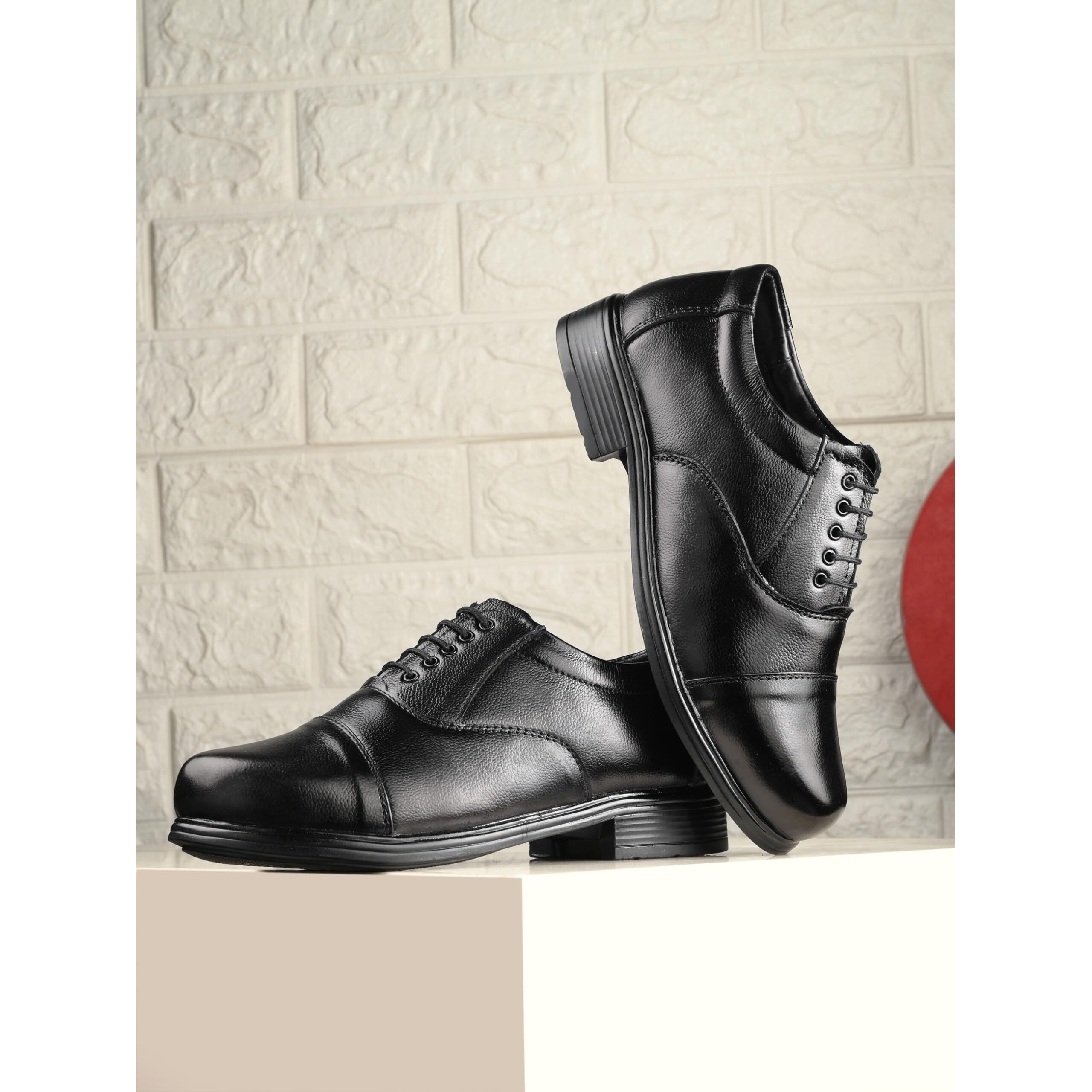 Server Mens Oxford Shoe || Uniform Dress Shoe || Black Formal Shoes || Office Shoes Hand Made || Police Shoes Leather Lace Up Oxford Shoe
