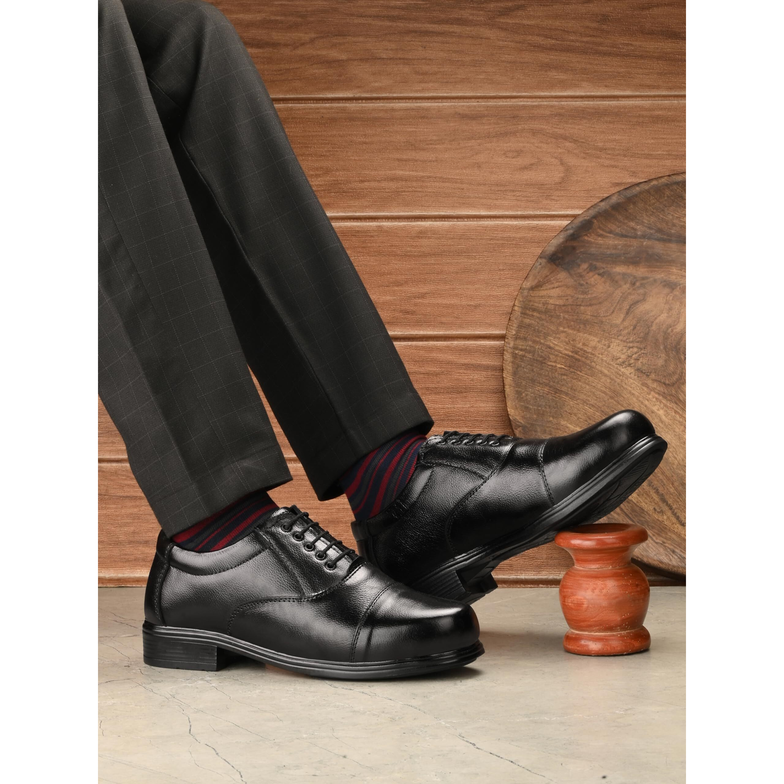 Server Mens Oxford Shoe || Uniform Dress Shoe || Black Formal Shoes || Office Shoes Hand Made || Police Shoes Leather Lace Up Oxford Shoe
