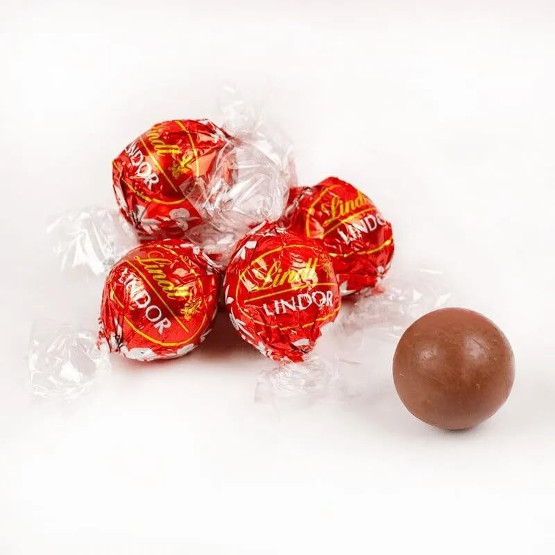 Lindt Lindor Milk Chocolates Box 137G Gift - Pack Of 2 Get Two Trio Assorted 37.5 G Free Special Gifts For Holi - 1000 Gm