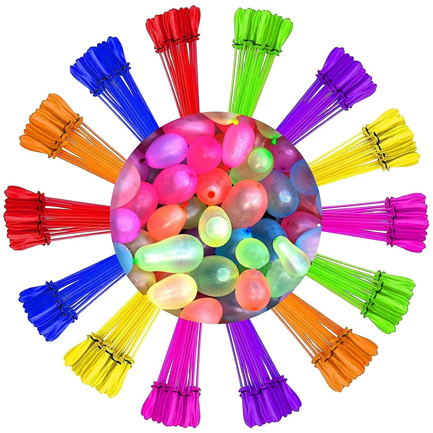 PARTISH Holi Water Magic Balloons l Set of 27 Bunch l 999 baloons l Multicolour l Quick Fill and Auto Tie in 60 Seconds with Universal Tap Adaptor