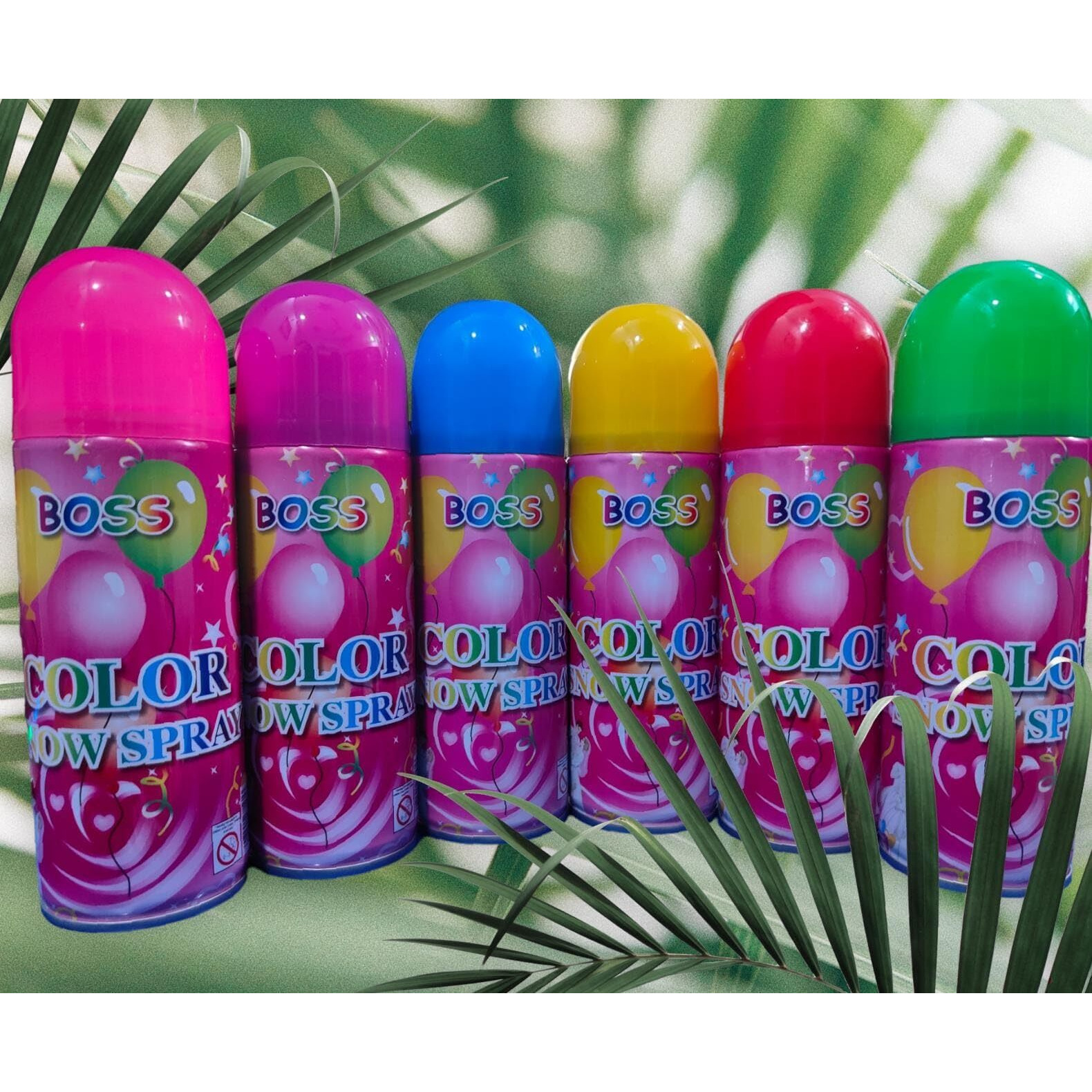Partish Holi Spray l Holi Colour Spray Bottles 45ml (Pack Of 6, 6)