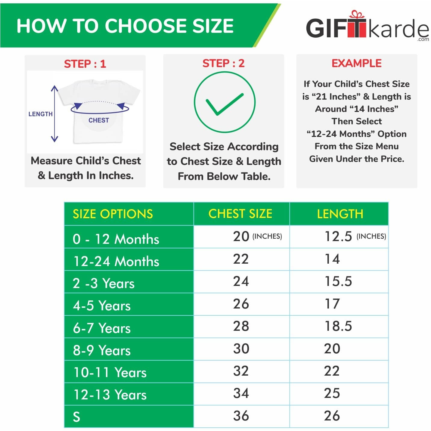 GIFTkarde My First Holi Printed Tshirt for Kids || New Born Baby/Infants || Soft Polyester Fabric || Unisex, Chest 22, Size 12-24 Months
