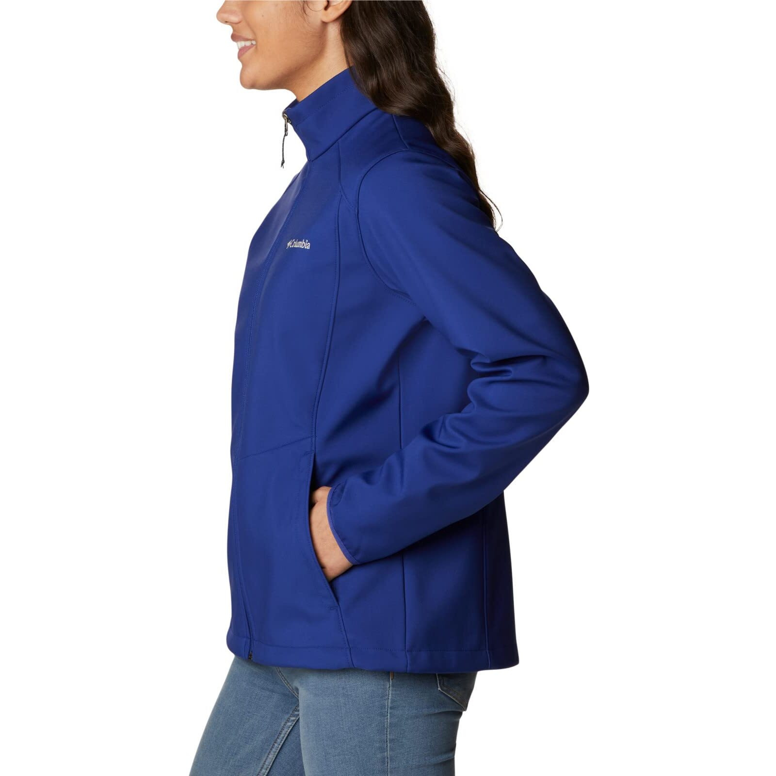 Columbia Womens Kruser Ridge II Softshell Jacket, Dark Sapphire, M
