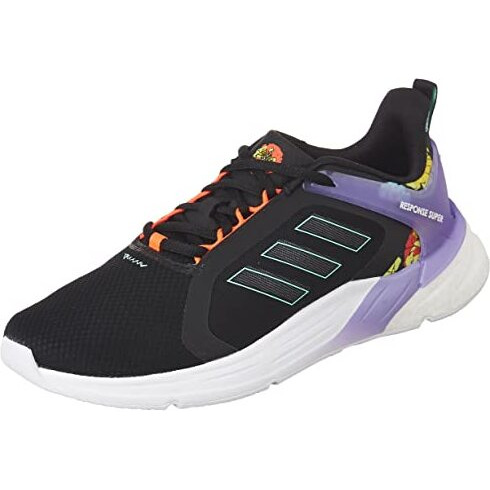 Adidas Womens Response Super 2.0 CBLACK/FTWWHT/LPURPL Running Shoe - 5 UK (GY8605)