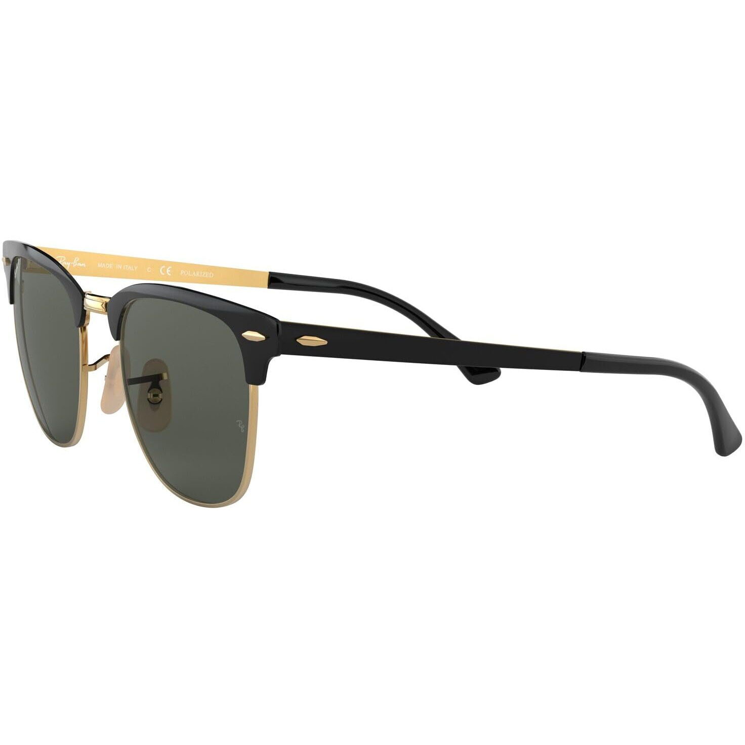 Ray-Ban Unisex Polarized Green Lens Square Sunglasses - 0RB3716187/5851