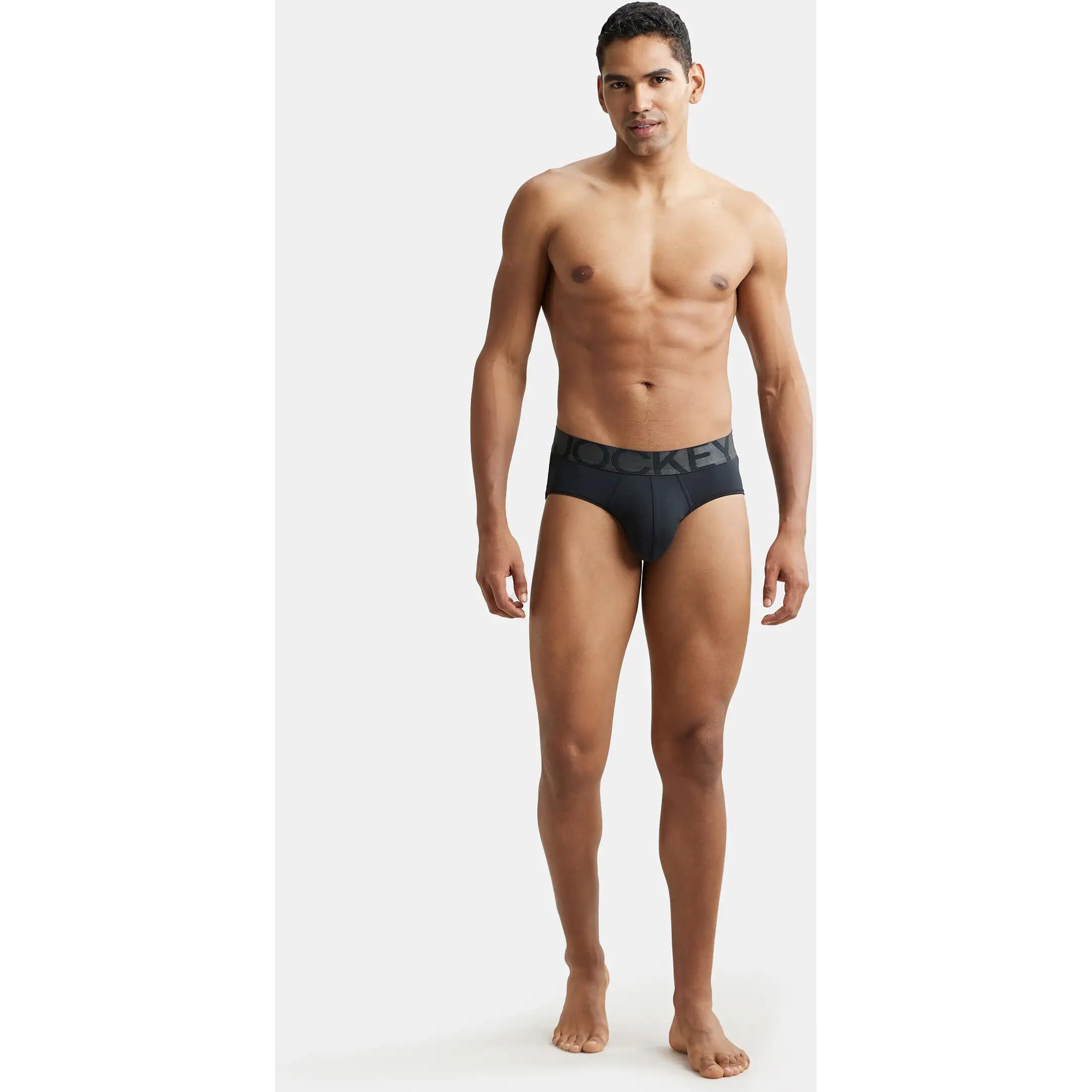 Jockey Men's Cotton Briefs (Pack of 1) (IC27-0105-BLACK Black S_Black_S)