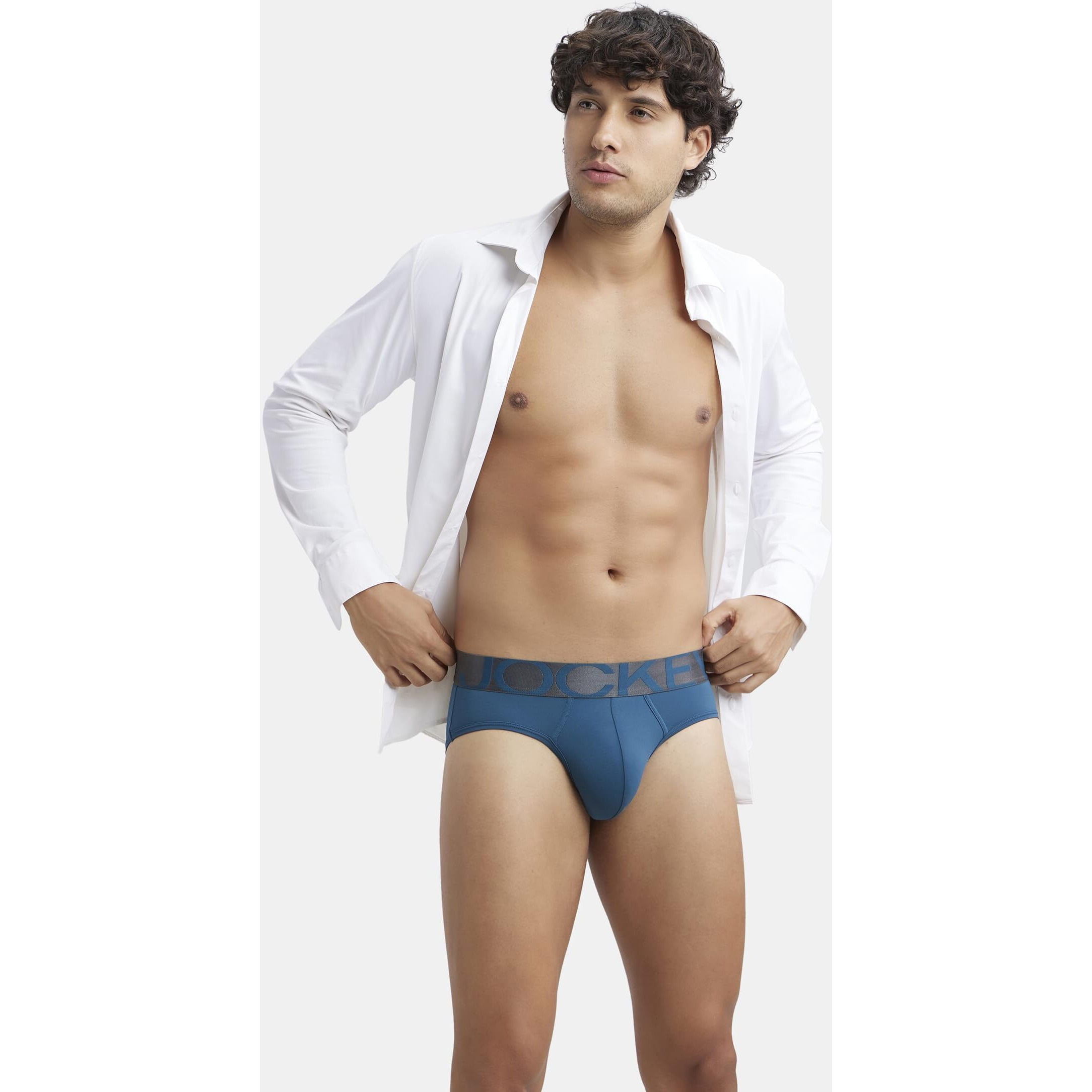 Jockey Men's Cotton Ultra Soft Brief(Pack of 1) (IC27_Leging Blue_Small_Leging Blue_S)