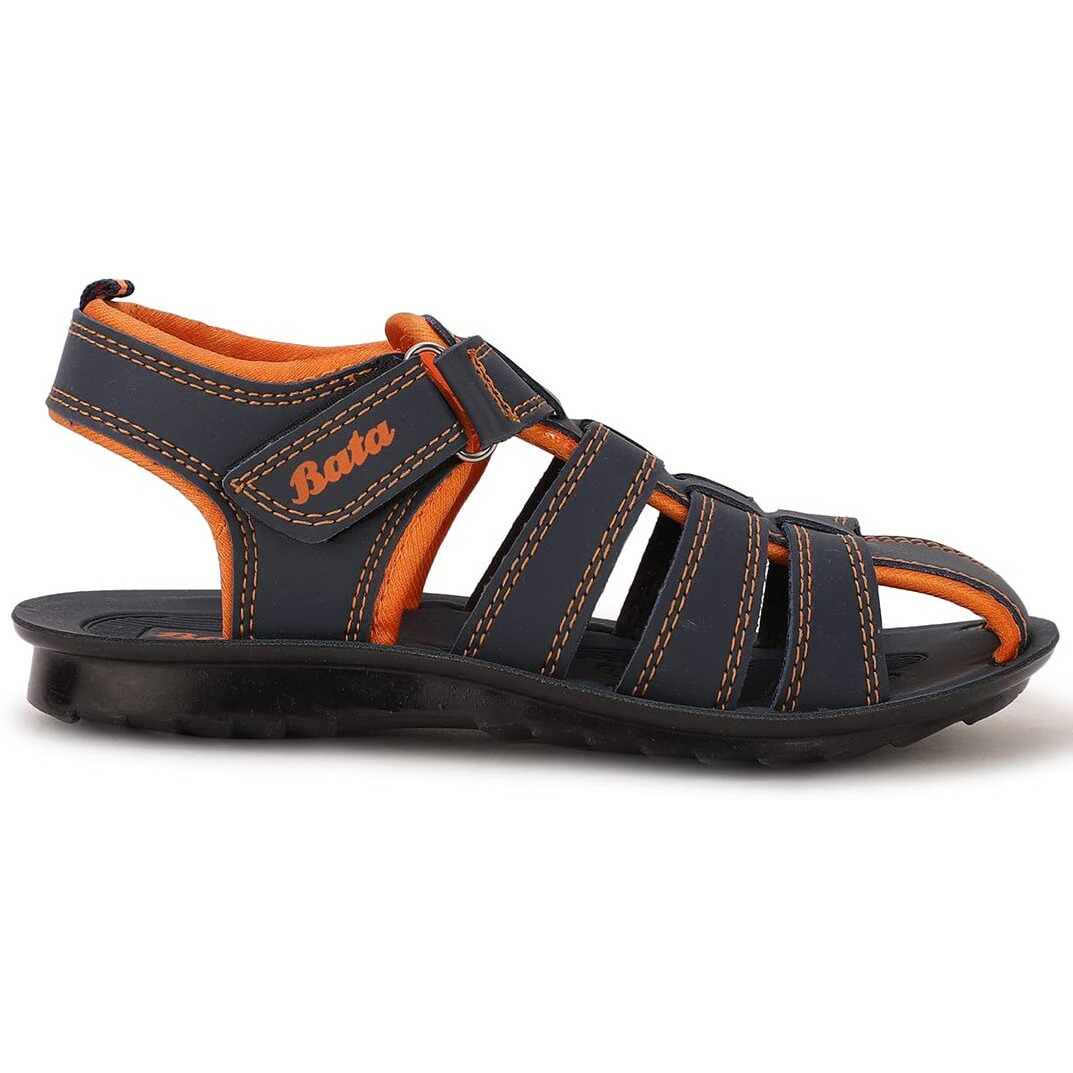 Bubblegummers Norbet Boys Shoes Style Sandals In Black (10 Uk)