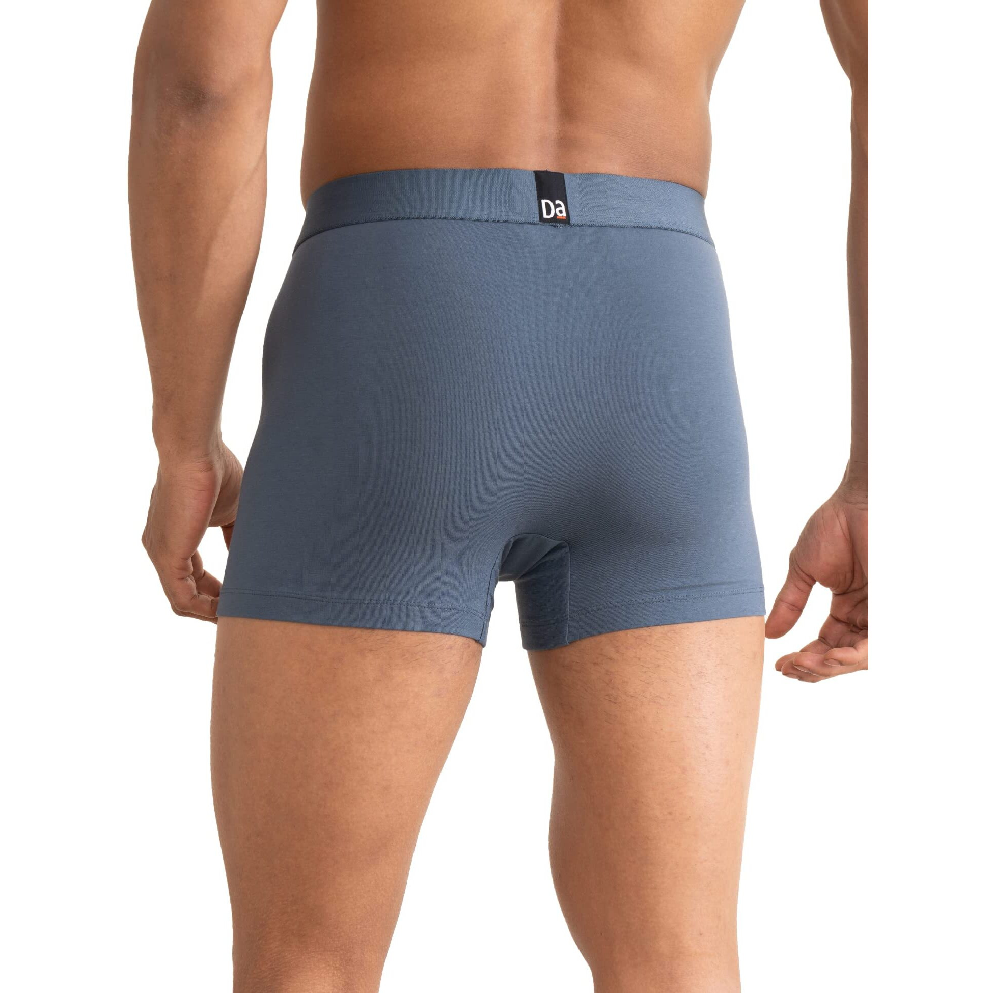 DAMENSCH Deo-Cotton Tonal Solid Trunk -Pack of 2 - Blue Stone, Marsala (Rusty Red) - X-Large