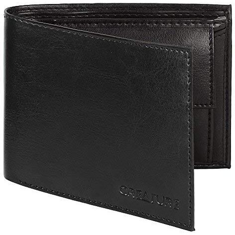 CREATURE Belt Wallet Combo For Men Pu-Leather Black/Brown Reversible Belt For Men(BL-024-WL-030)