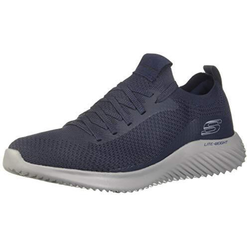 Skechers Mens Bounder-MIRKLE Navy/Gray Casual Shoe -7 UK (8 US) (52595)