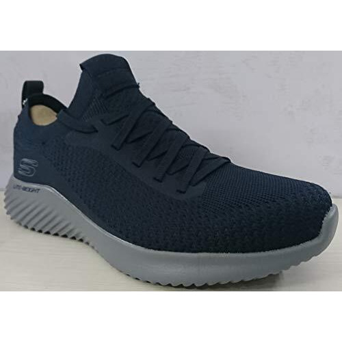 Skechers Mens Bounder-MIRKLE Navy/Gray Casual Shoe -7 UK (8 US) (52595)