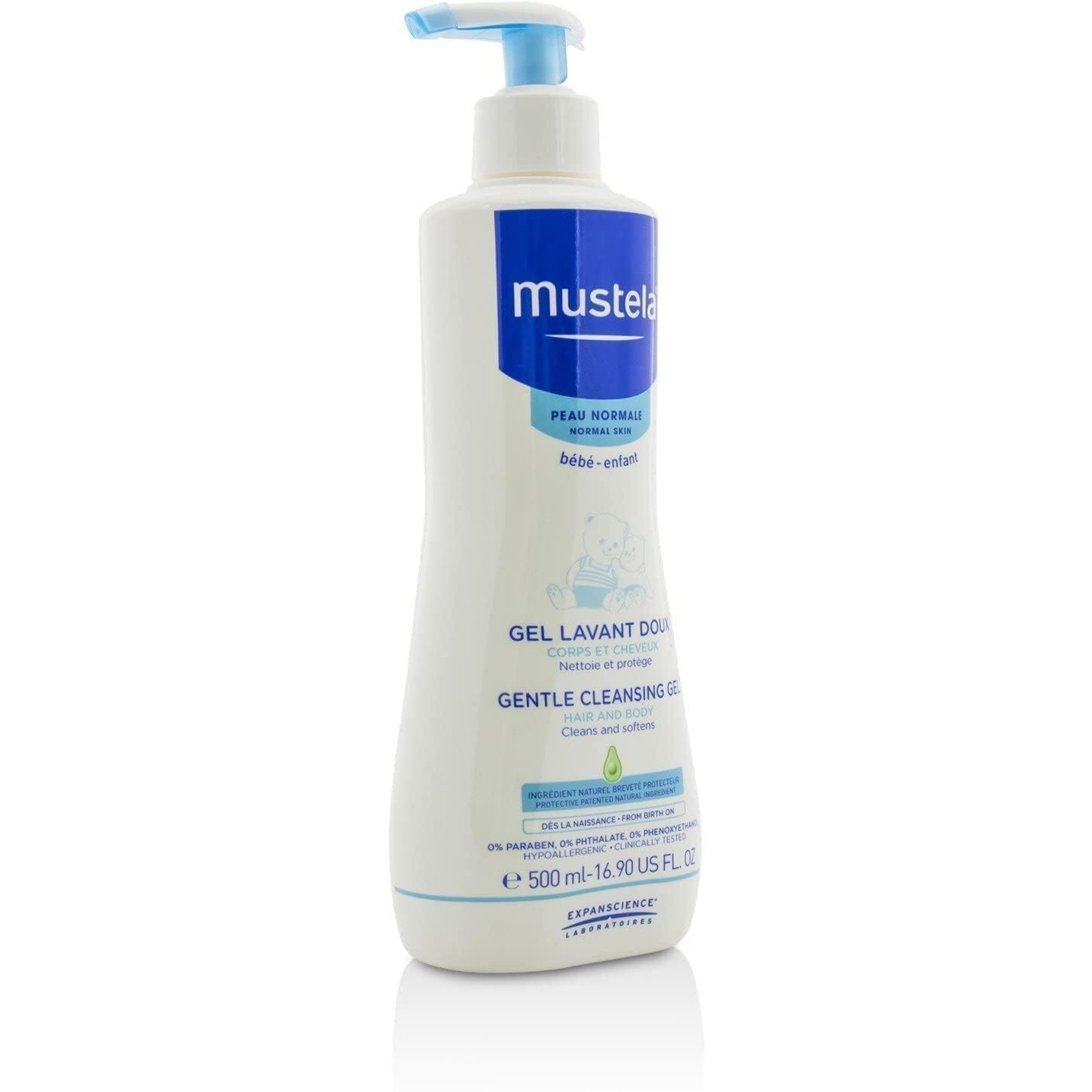 Mustela Gentle Cleansing Body Gel, White, 500 ml
