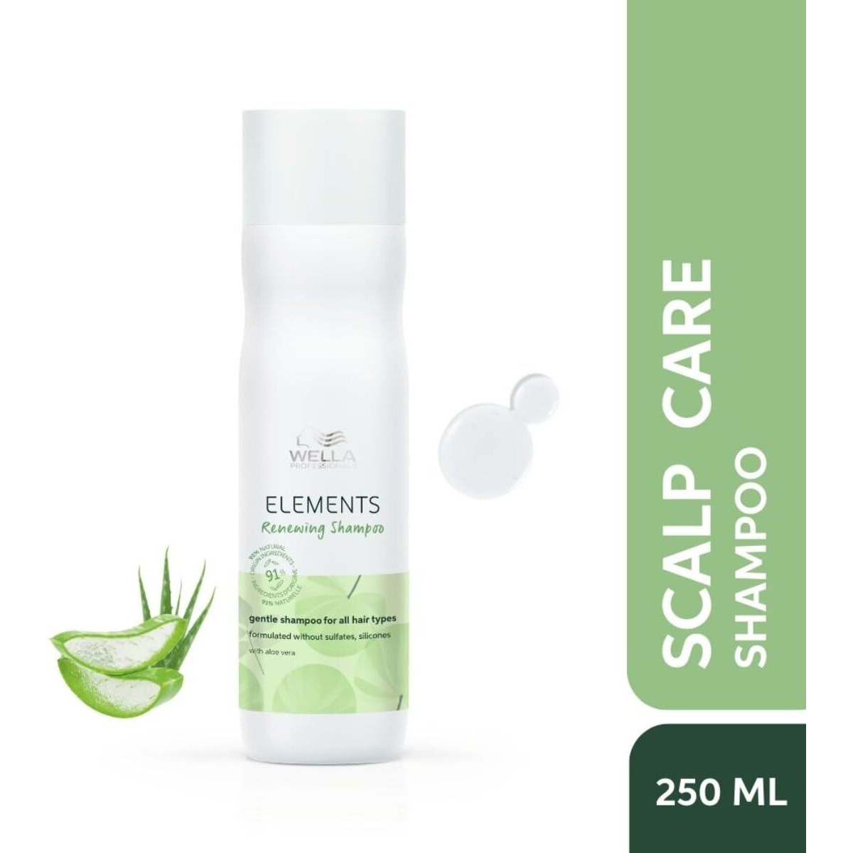 Wella Professionals Elements Sulfate Free Renewing Shampoo, 250ml