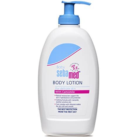 Sebamed Baby Body Lotion 400 ml|Ph 5.5|Camomile & Allantoin| Dermatalogically tested| Sensitive skin