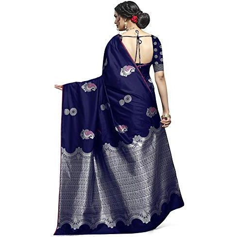 Shiv Textiles Women s Banarasi Silk Saree (ZM01 Maroon)