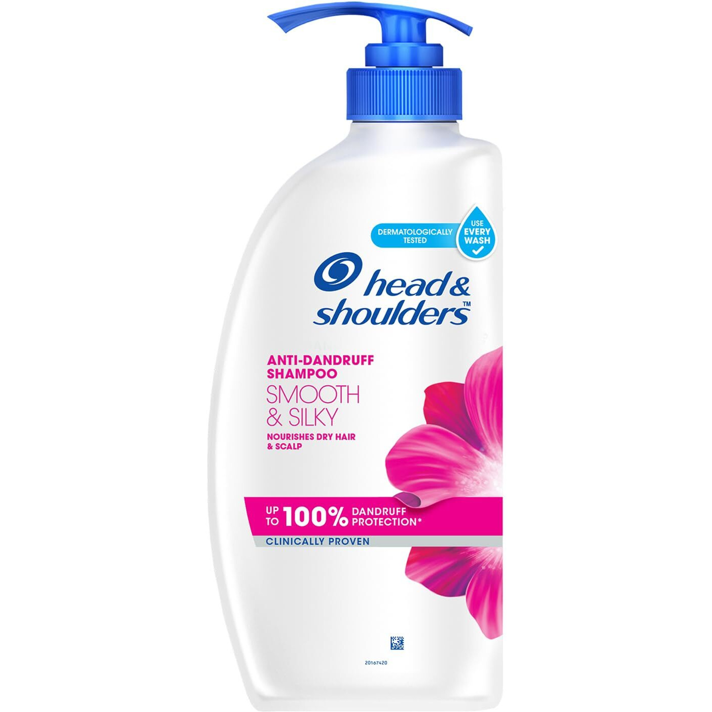 Head & Shoulders Smooth and Silky Anti Dandruff Shampoo, 650ml