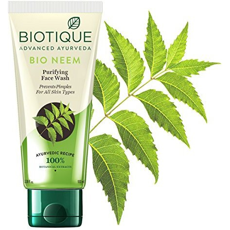 Biotique Fresh Neem Pimple Control Face Wash| Ayurvedic and Organically Pure| Prevents Pimples |100% Botanical Extracts| Suitable for All Skin Types | 100mL