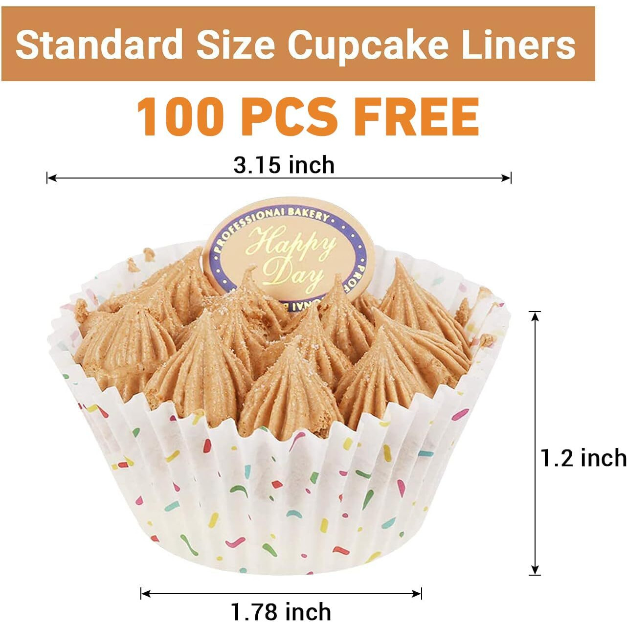 Curated Cart Premium Cake Making Set - Combo Carbon Steel Cake Baking for Microwave OTG Oven and Dishwasher Safe (6 Cavity Cup + Rectangle Cake Tin + Cake Mould)