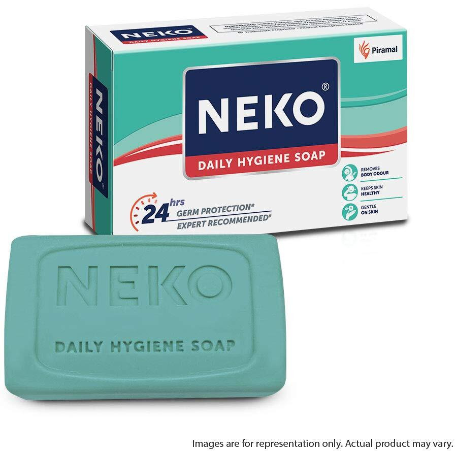 Neko Daily Hygiene Soap, 24 hours Germ Protection, 100g, Pack of 4