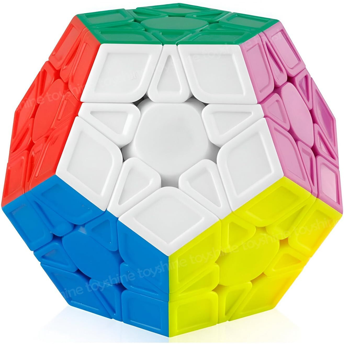 Toyshine Qiyi Megaminx Cube Sculpted Stickerless 3X3 Pentagonal Dodecahedron Speed Cube Puzzle Toy (Qiheng S Version), Kid