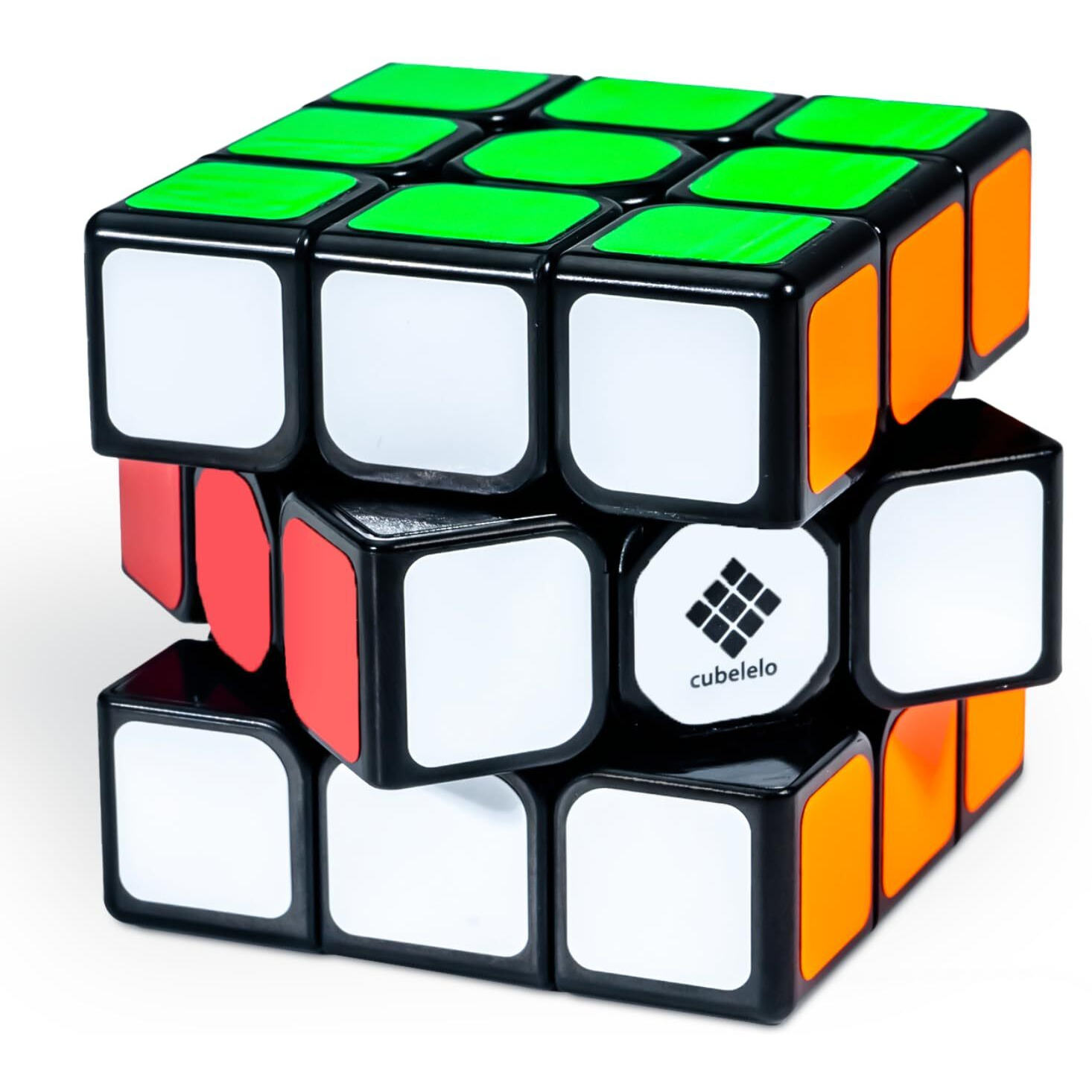 Cubelelo Drift 3x3 Black Speedcube | Beginner Cube for Kids & Adults | Magic Speed Stress Buster Brainstorming Puzzle (Multicolor) | Anti-Pop Technology | Smooth Turning | Durable