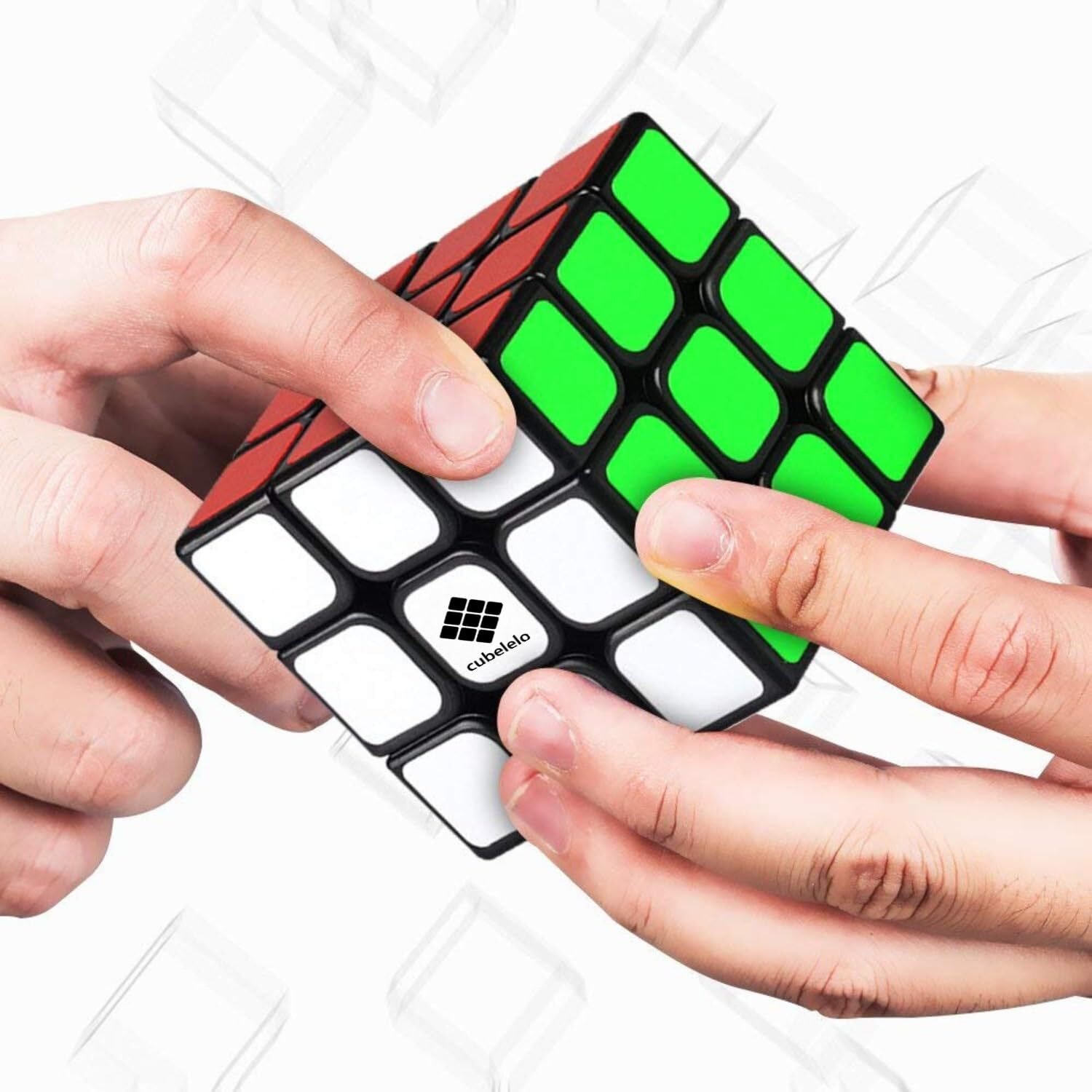 Cubelelo Drift 3x3 Black Speedcube | Beginner Cube for Kids & Adults | Magic Speed Stress Buster Brainstorming Puzzle (Multicolor) | Anti-Pop Technology | Smooth Turning | Durable