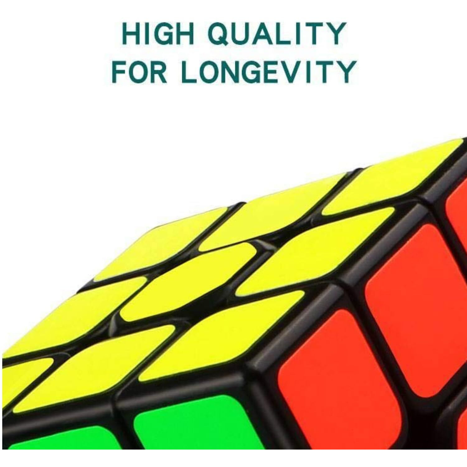 Cubelelo Drift 3x3 Black Speedcube | Beginner Cube for Kids & Adults | Magic Speed Stress Buster Brainstorming Puzzle (Multicolor) | Anti-Pop Technology | Smooth Turning | Durable