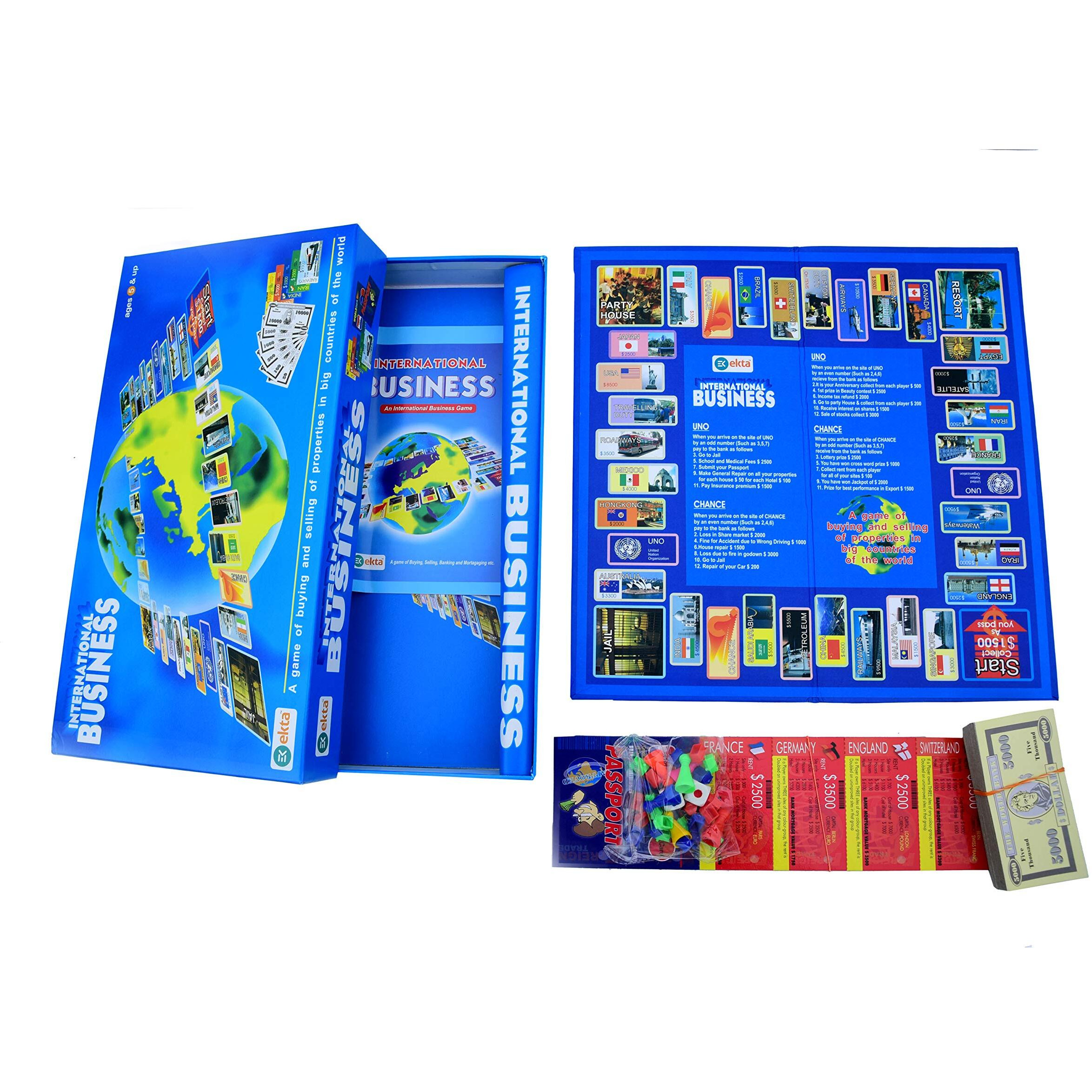 EKTA Bonanza Game of Money International Business Board Game for Kids (Multicolour)