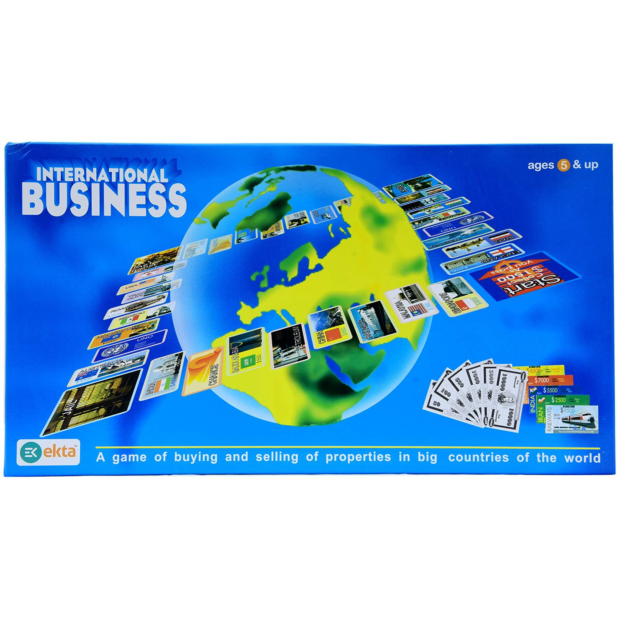 EKTA Bonanza Game of Money International Business Board Game for Kids (Multicolour)