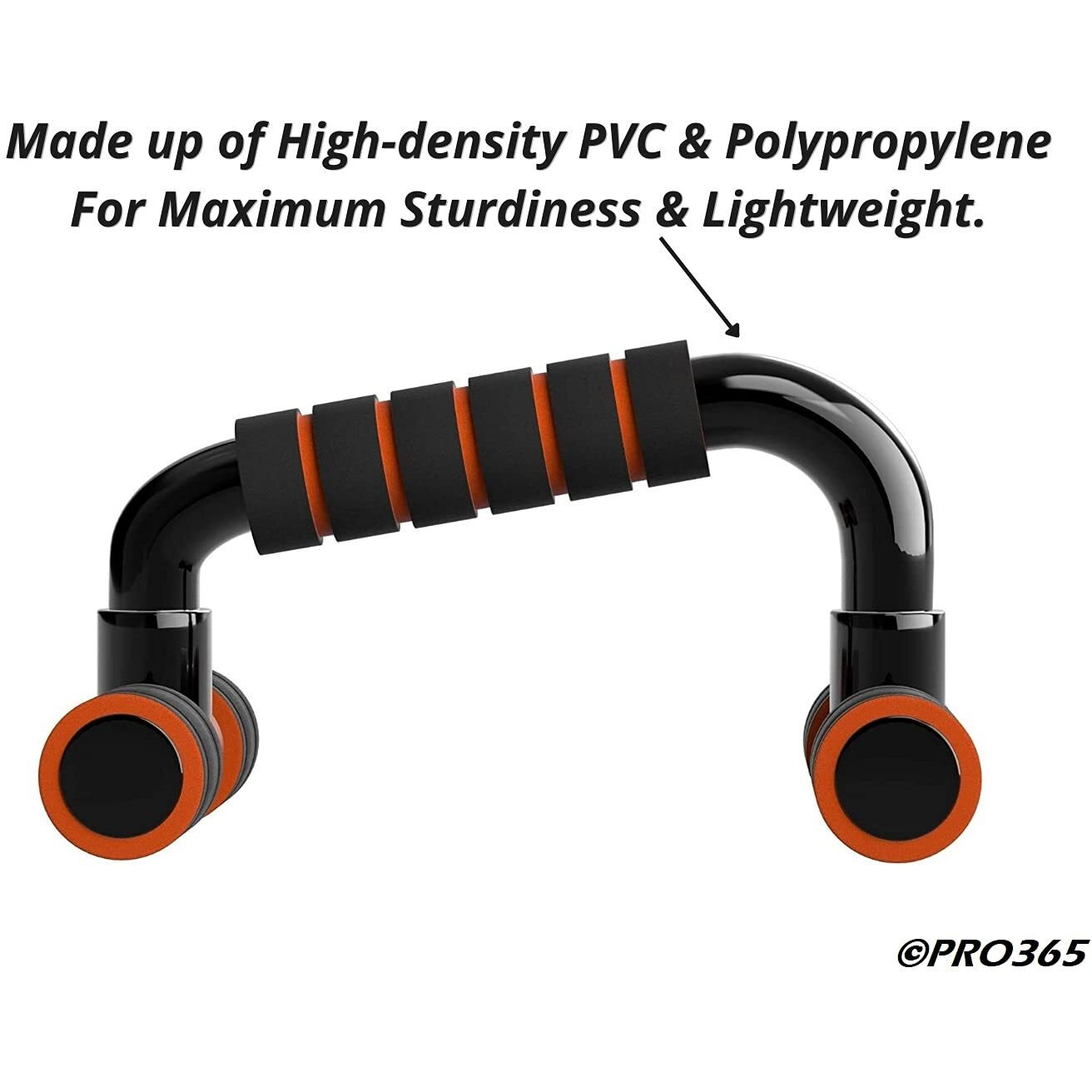 PRO365 Push Up Bar/Hard Polypropylene material/Push Up Stand/Home Exercise/Dips Chest press training, For Men & Women