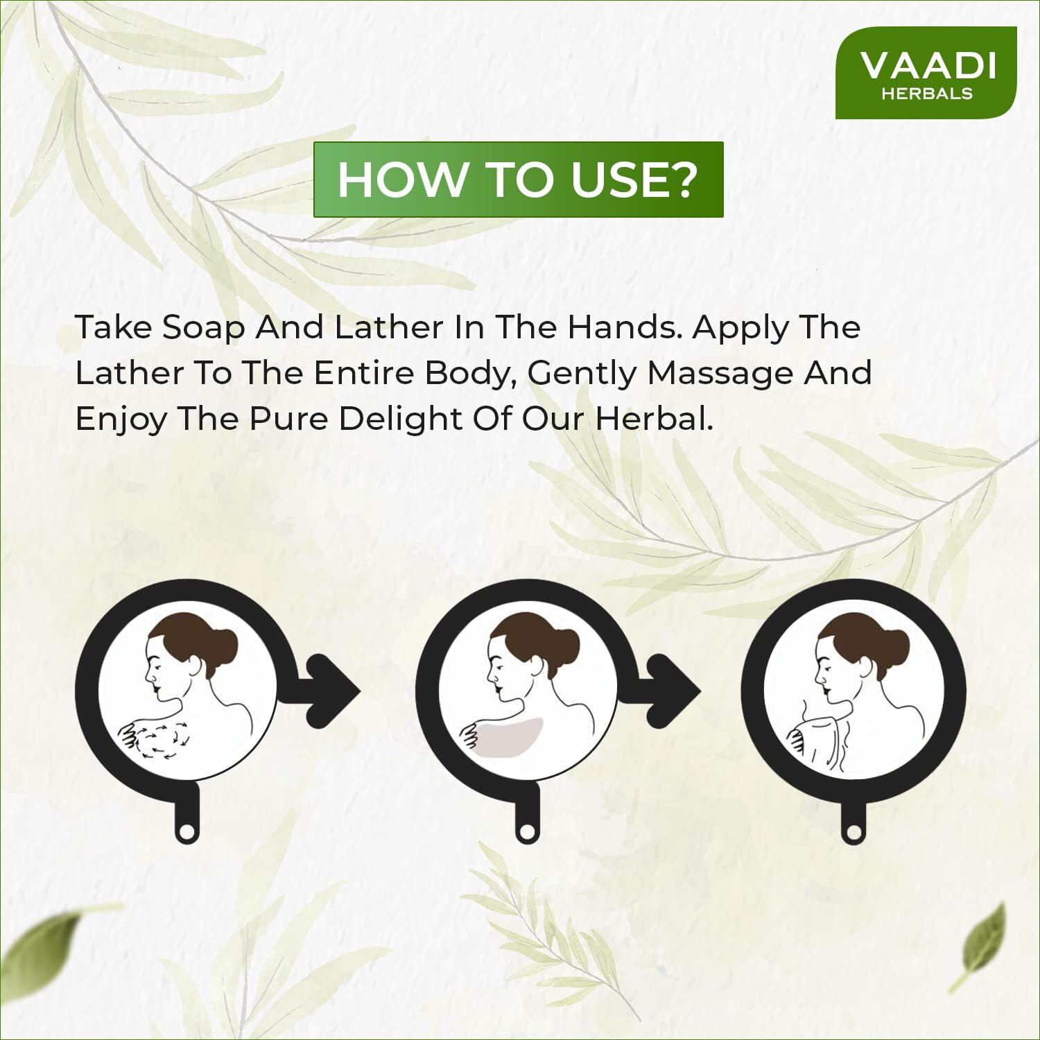 Vaadi Herbals Super Value Luxurious Saffron Skin Whitening Therapy Soap, 75g (Pack Of 6)