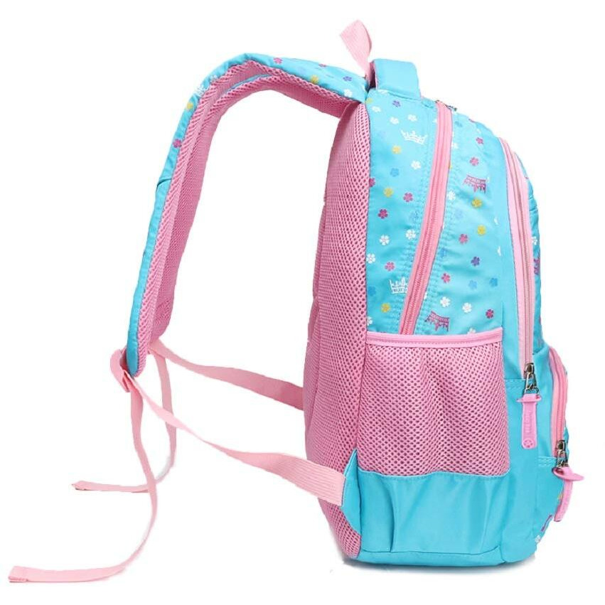 Reelay mee Lightweight School Backpack for Kids Aged 8,11 Years | Durable & Spacious Design in Water Blue | Perfect for School Essentials and Everyday Use