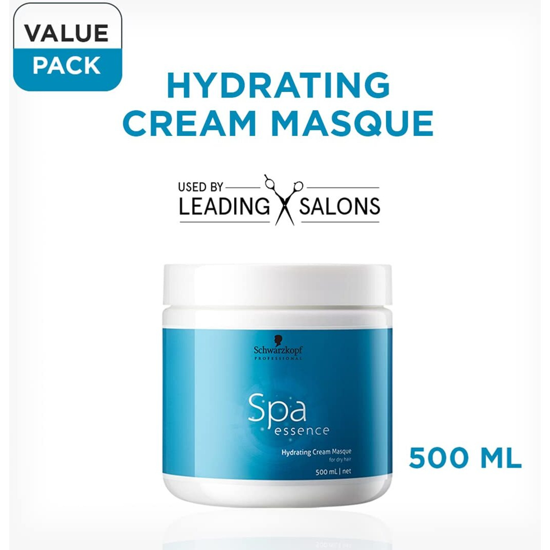 Schwarzkopf Professional Spa Essence Hydrating Masque | For Dry Or Dehydrated Hair | 500 Ml