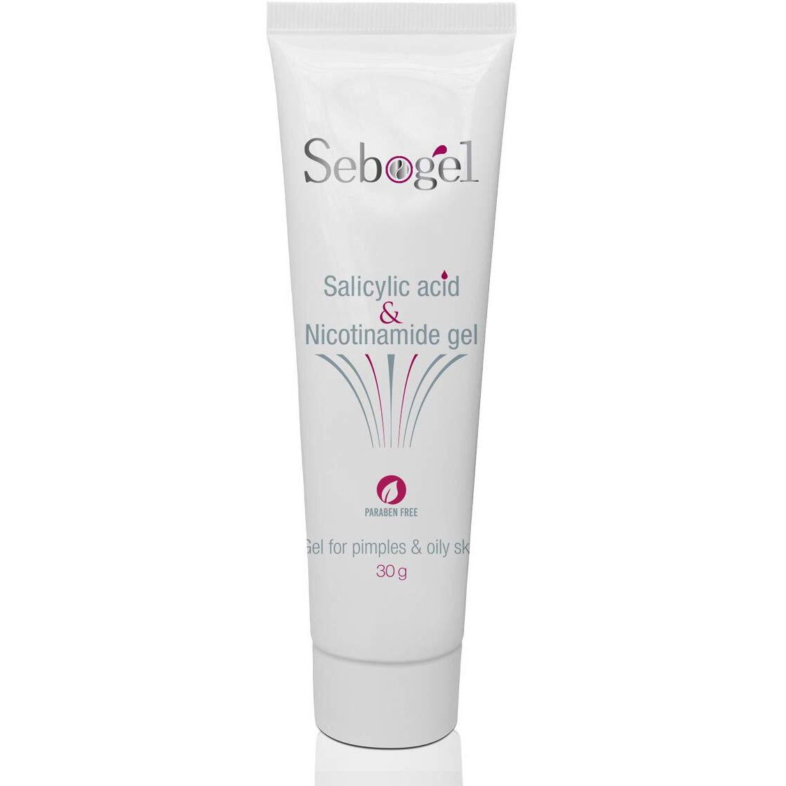 Sebogel Salicylic Acid & Nicotinamide Gel for Pimples and Oily Skin, 30gm