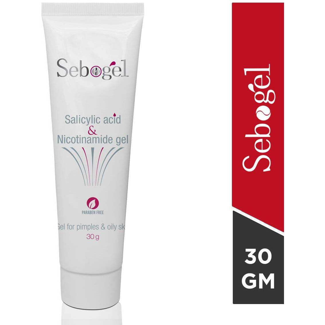 Sebogel Salicylic Acid & Nicotinamide Gel for Pimples and Oily Skin, 30gm
