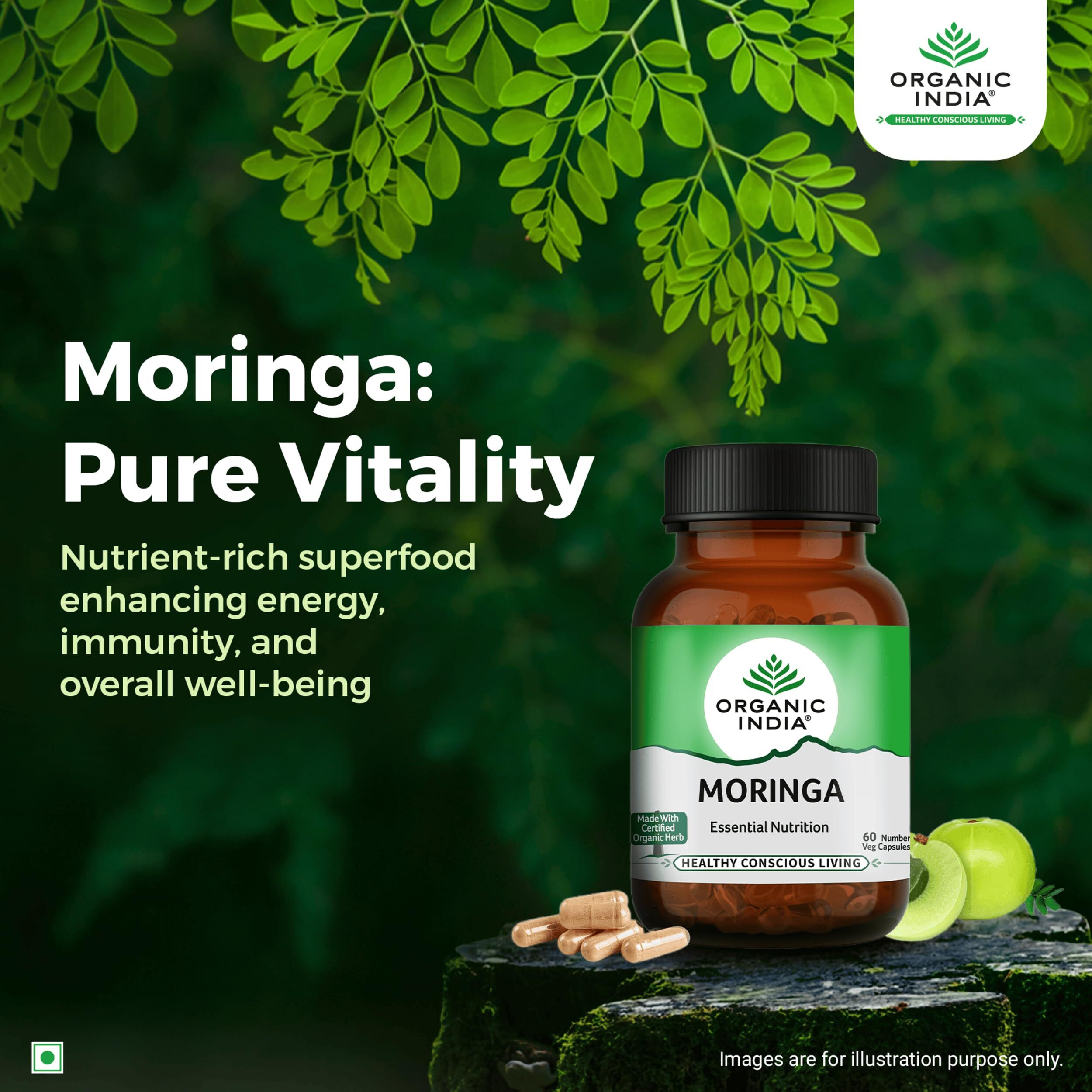 A TATA Product - Organic India Moringa Capsules