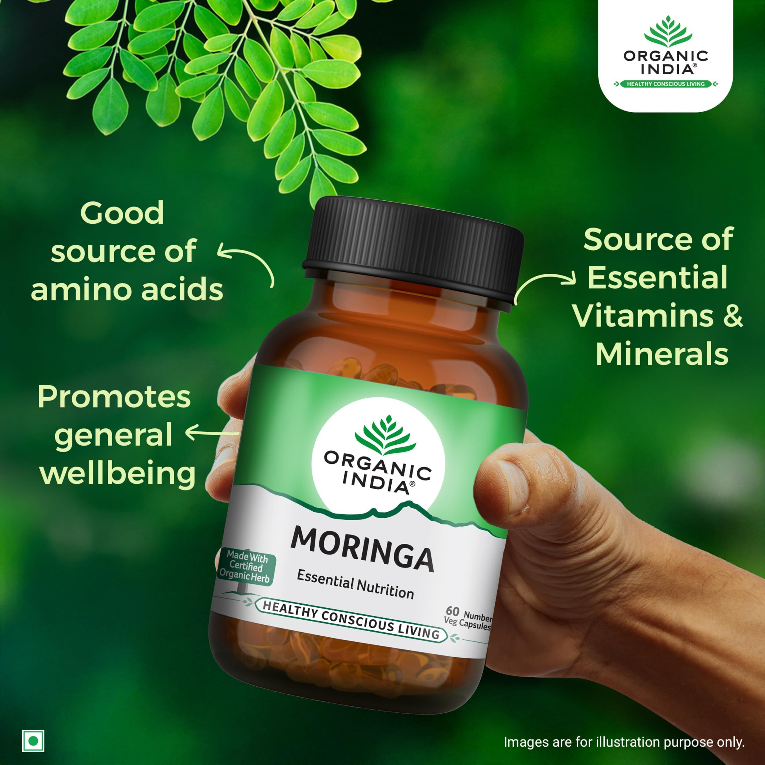 A TATA Product - Organic India Moringa Capsules