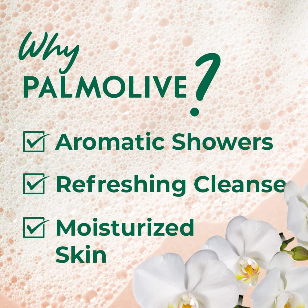 Palmolive Luminous Oil Rejuvenating Body Wash For Women & Men,750Ml Pump Bottle, Shower Gel With 100% Natural Fig Oil & White Orchid For Soft & Radiant Skin, Free Of Parabens And Silicones