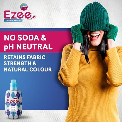 Godrej Ezee Liquid Detergent - Winterwear, No Soda Formula, 1kg