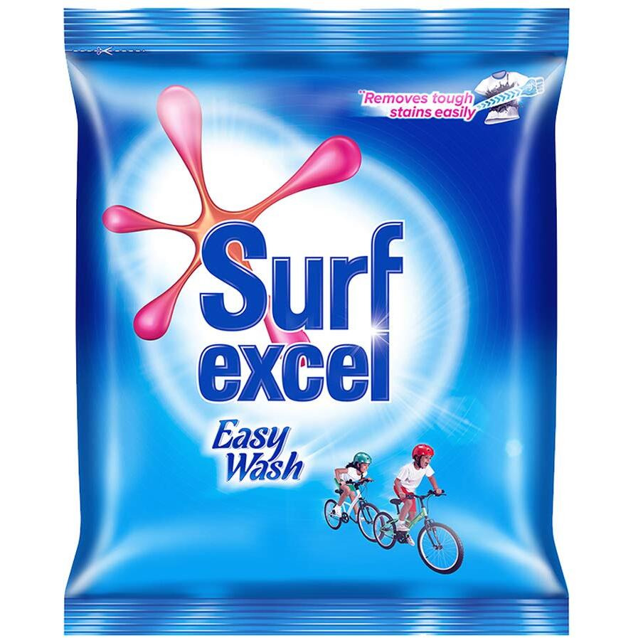 Surf Excel Easy Wash Detergent Powder 4 Kg, Washing Powder That Dissolves Easily & Removes Tough Stains On Clothes - Bucket & Machine Wash, 1 Count