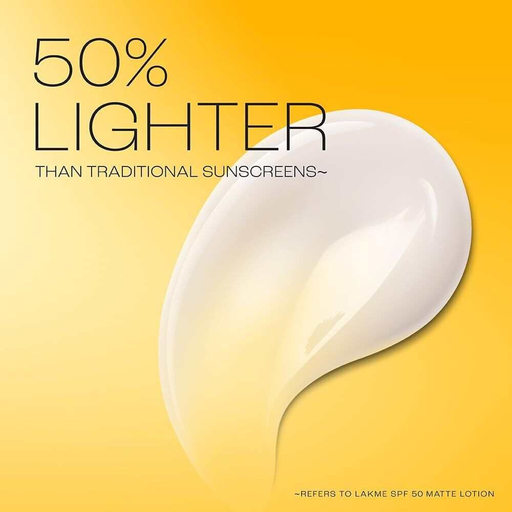 Lakm Sun Expert SPF 50 PA+++ Gel Sunscreen, Niacinamide | Water-Light|For Oily & Combination Skin| Non-sticky | For All Skin Types, For UVA/B Protection,No White Cast 50g