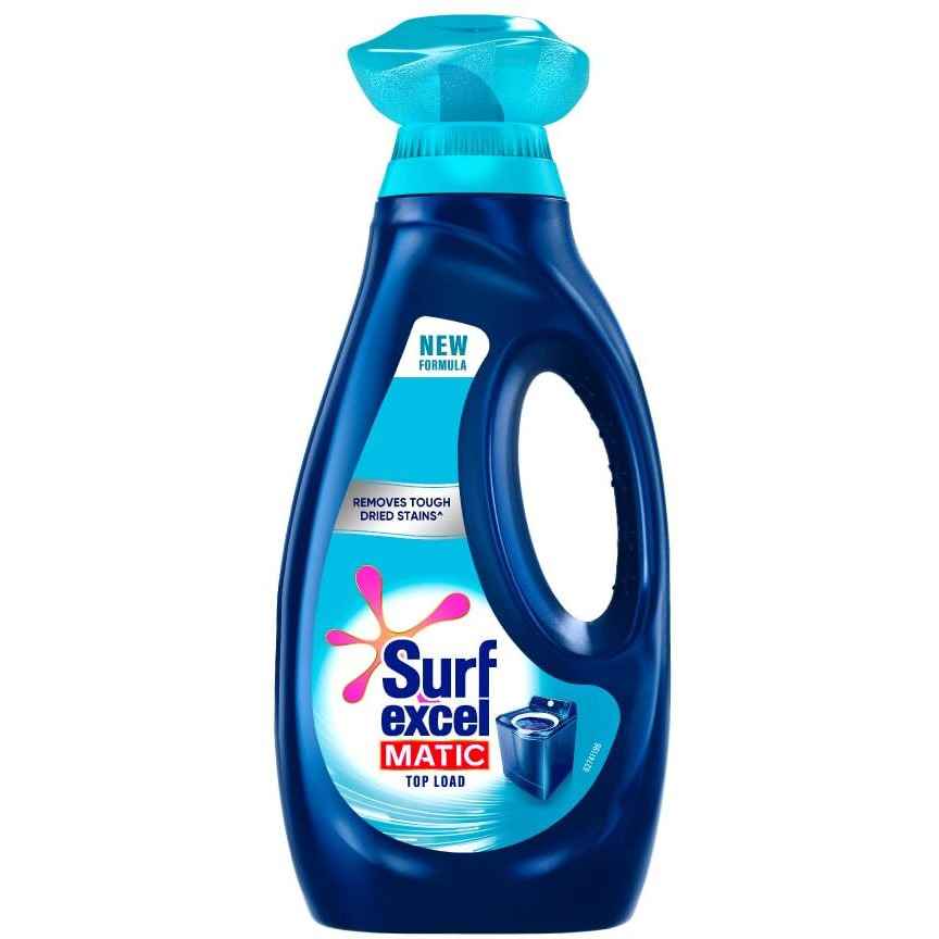 Surf Excel Matic Top Load Liquid Detergent 1L|| Specially designed for Tough Stain Removal on Laundry in Washing Machines