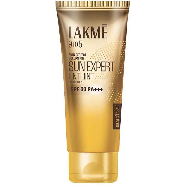 Lakme Sun Expert Tinted Sunscreen 50 SPF PA+++, Natural Tone, With Cucumber, Lightweight, Ultra Matte Finish, Blocks Upto 97% Harmful Sunrays, 100 ml