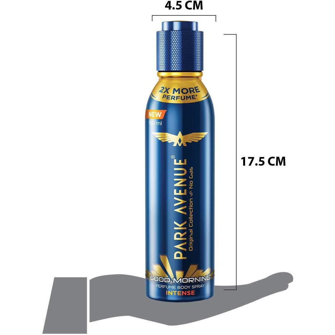 Park Avenue Men Original Collection | Liquid Deodorant | Fresh Long-Lasting Aroma Good Morning Intense | 120Ml