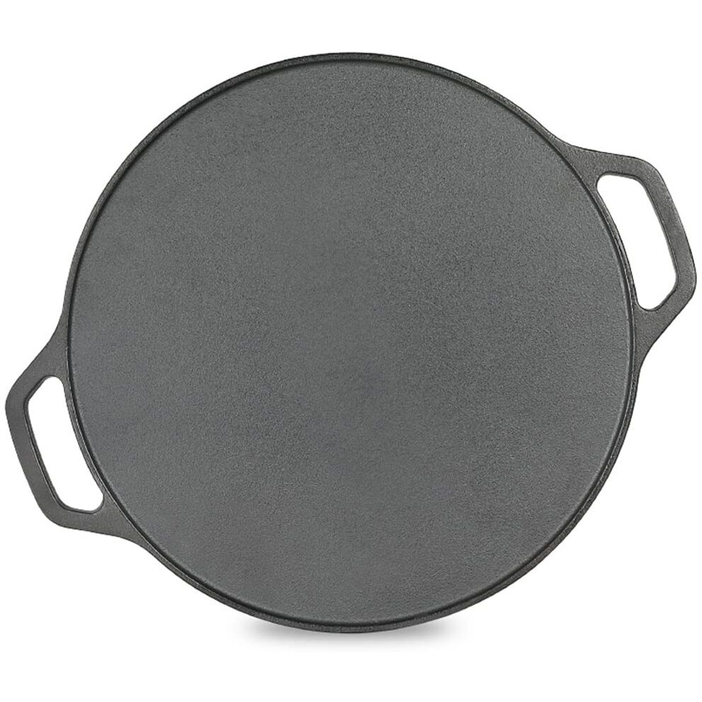 Prestige 30 cm Cast Iron Dosa Tawa|Super Durable(Lasts for Generation)|Retains Heat for Long|10 Years Warranty